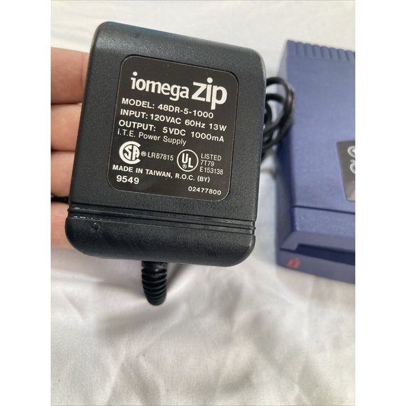 Iomega Zip 100 Parallel Port External Disk Drive Z100P2 With Adapter Cord Tested - Picture 4 of 10
